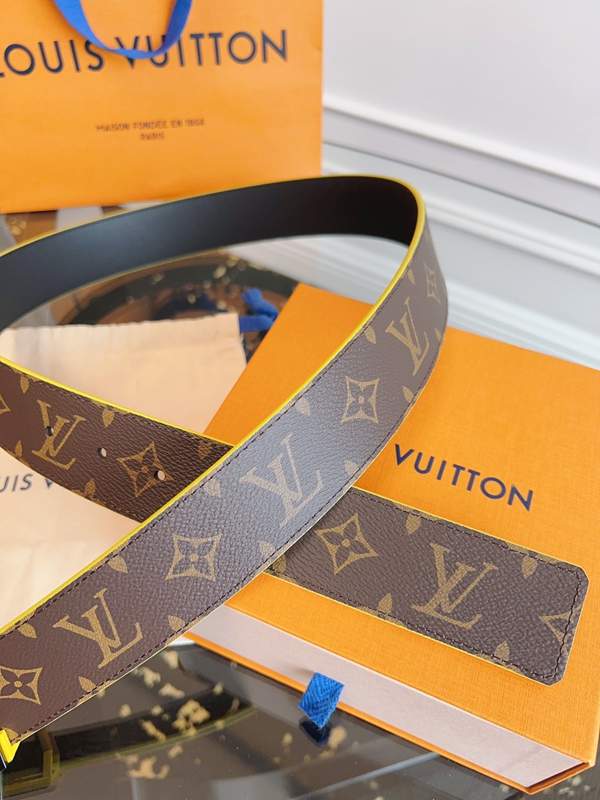 ルイヴィトンベルト細部ディテール